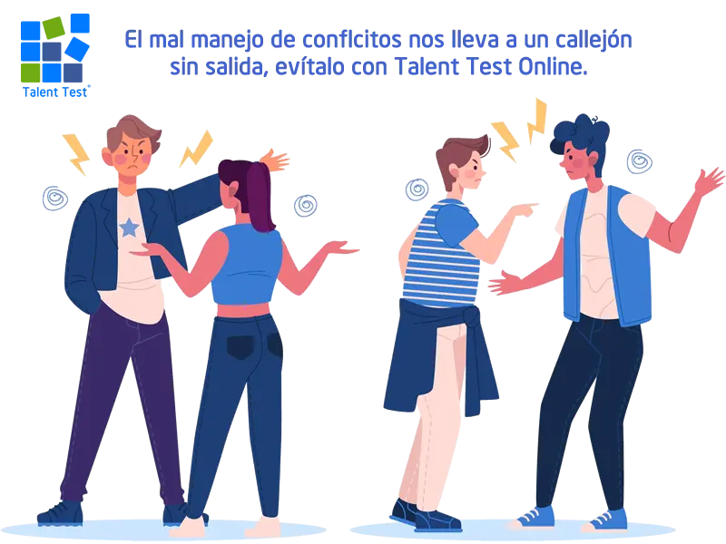 El mal manejo de conflcitos nos lleva a un callejón sin salida, evítalo con Talent Test.