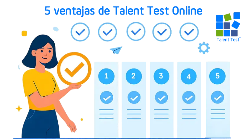 5 razones por la que debe elegir Talent Test Online evaluació psicométrica basada en competencias laborales modernas.
