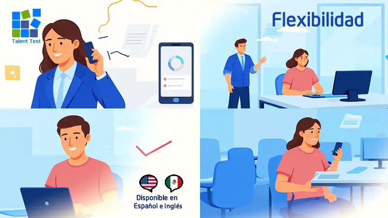 Evaluación por competencias laborales de flexibilidad con Talent Test Online