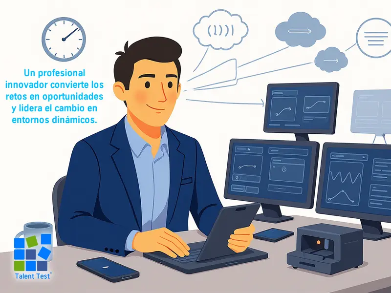 Prueba de desempeño enfocada en creatividad e innovación empresarial.