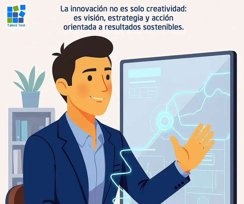 Plataforma de evaluación 360 para medir innovación y desempeño.