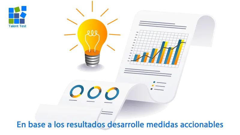 Priorice el análisis de resultados con Talent Test Online, crea medidas accionables y medibles