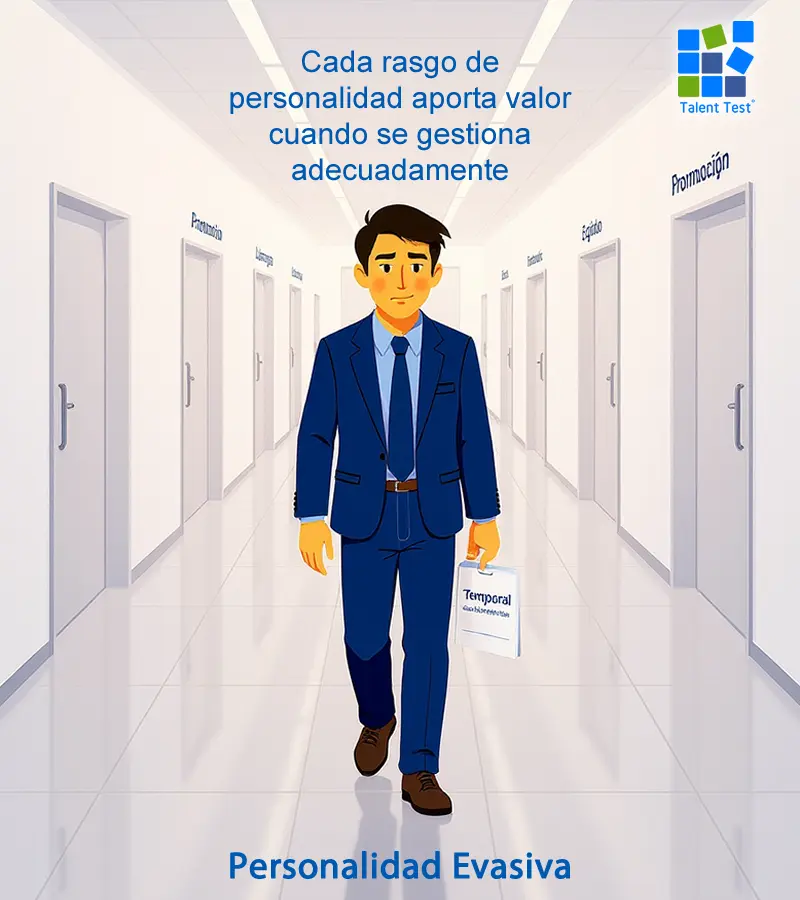 Detrás de la timidez hay talento esperando ser potenciado, personalidad evasiva, evalúa con Talent Test Online.