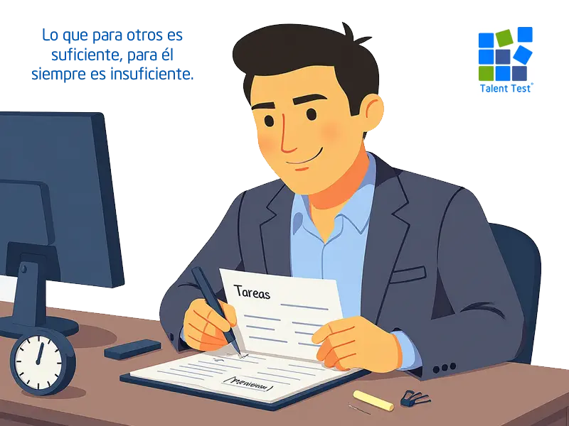 Para una persona obsesiva su mundo gira en torno a reglas, orden y perfección, evalúa con Talent Test Online.