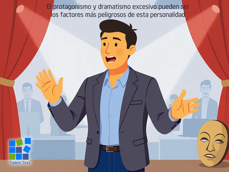 El dramatismo de la personalidad tratral descúbrala con la prueba psicométrica de Talent Test Online