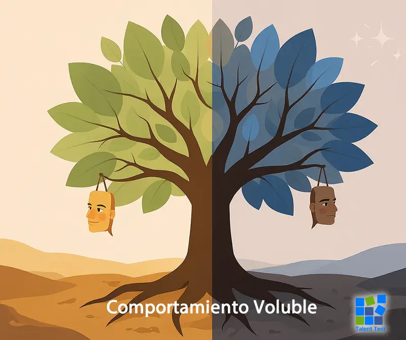 Resultados de evaluación por competencias con indicadores de personalidad voluble – test psicométrico confiable