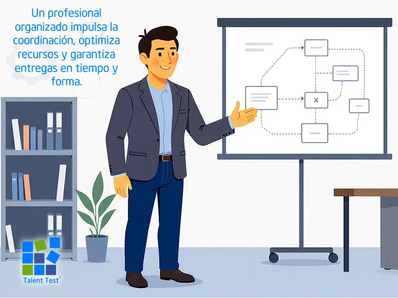Prueba psicométrica en línea para evaluar orden y planificación en Colombia y Chile..